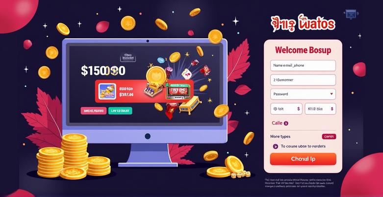 โบนัสพิเศษสำหรับสมาชิกใหม่ในคาสิโนออนไลน์